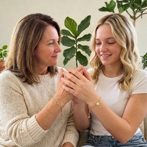 Matching Hearts Bracelet — A Gift She'll Never Take Off