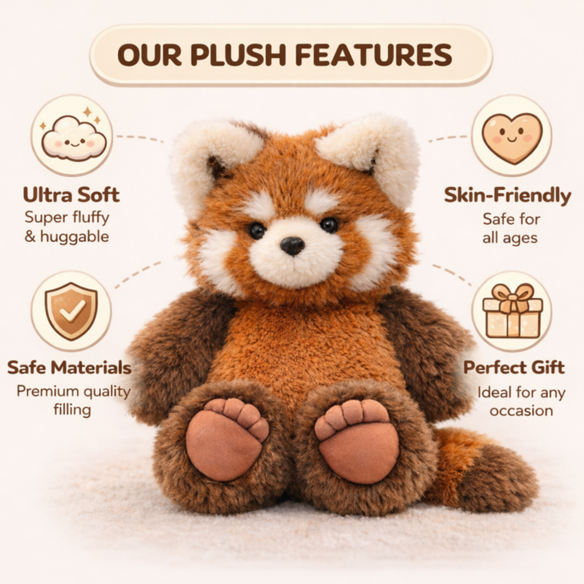 Floofies™ Rusty the Red Panda 🍂